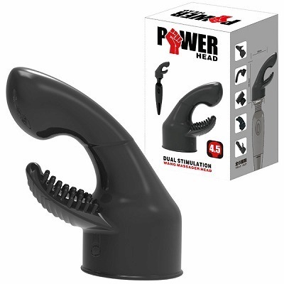 パワーヘッド デュアルスティミュレーション (ブラック)
